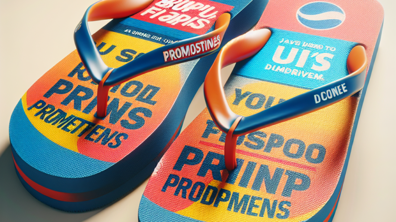 Chodząca reklama czyli klapki reklamowe z własnym nadrukiem