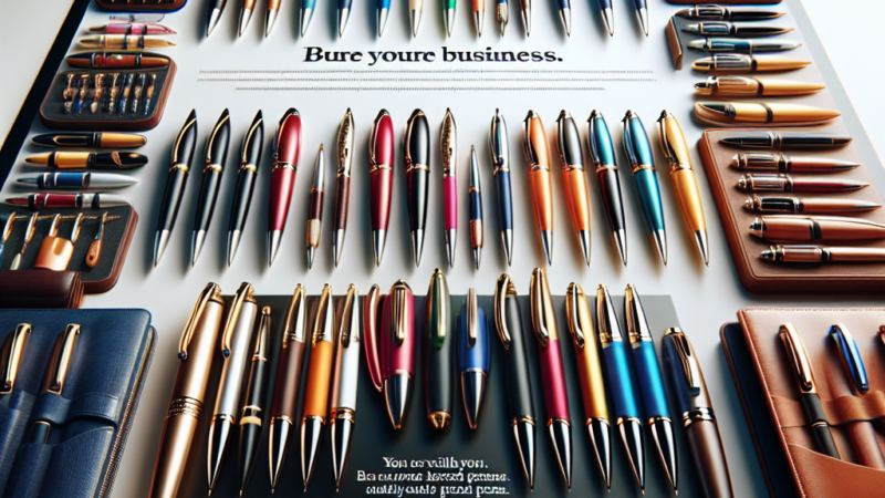 5 kreatywnych sposobów na wykorzystanie długopisów firmowych w kampaniach marketingowych