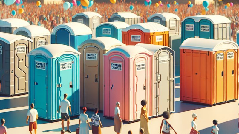 Jakie są rodzaje mobilnych WC na wydarzenia?